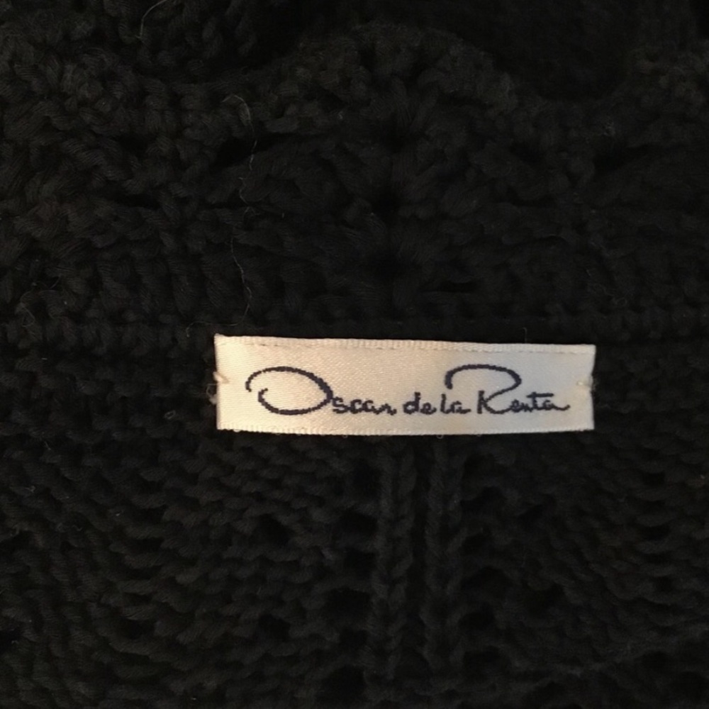 Oscar De La Renta Cardigan Sweater Ruffle - Picture 9 of 9